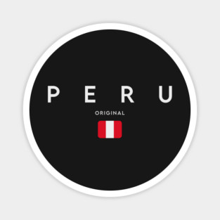 Peru flag, peruvian flag Magnet