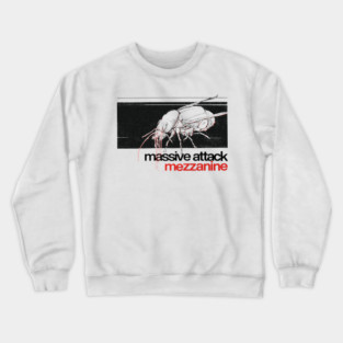 Massive Attack - - Original Retro Fan Art Design Crewneck Sweatshirt