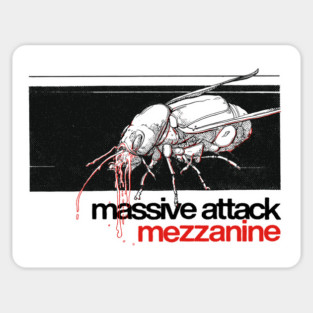 Massive Attack - - Original Retro Fan Art Design Sticker
