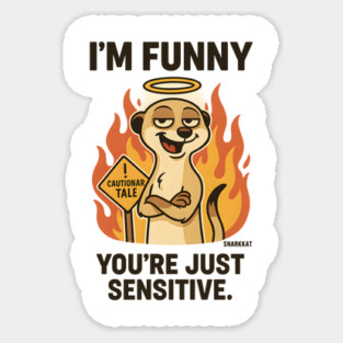 I’m Funny. You’re Just Sensitive Magnet