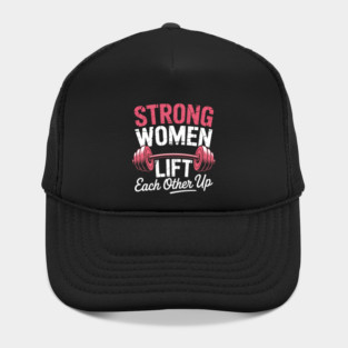 Female Empowerment Weight Lifting Feminist Gym Hat