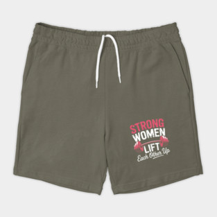 Female Empowerment Weight Lifting Feminist Gym Shorts