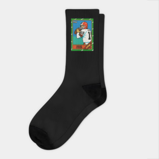 Bernie Kosar Retro Pixel Quarterback Tribute Socks