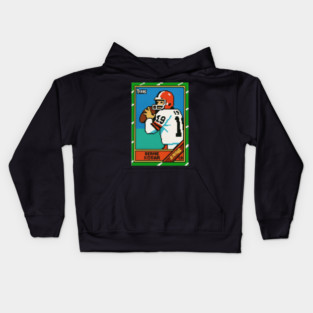 Bernie Kosar Retro Pixel Quarterback Tribute Kids Hoodie