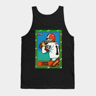 Bernie Kosar Retro Pixel Quarterback Tribute Tank Top