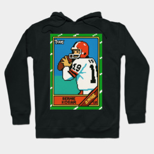 Bernie Kosar Retro Pixel Quarterback Tribute Hoodie