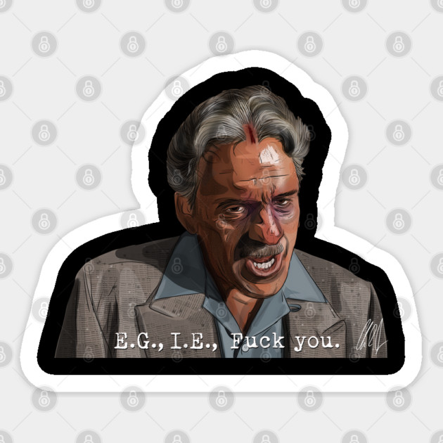 Get Shorty: E.G. I.E. F.U. Sticker by 51Deesigns