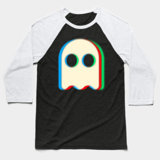 Glitch ghost EDM halloween Baseball T-Shirt