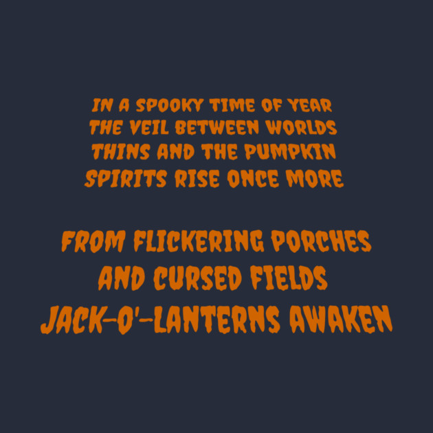 Jack-o'-Lantern Era – Spooky Halloween Text Art by DonWillisJrArt