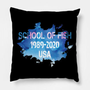 School of Fish 7/8/26 Music D5222 Pillow