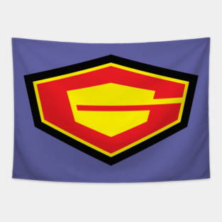 Gatchaman Battle Of The Planets G-Force Logo Tapestry