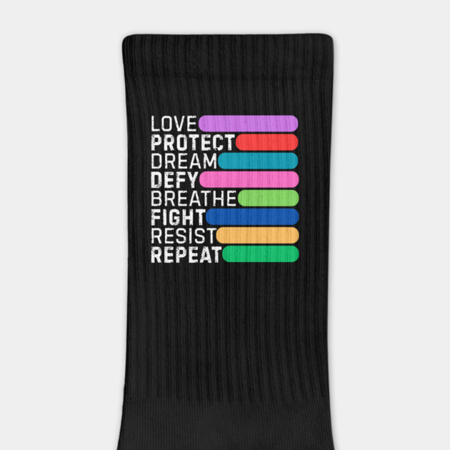 Love Defy Fight Resist by The WYLD Tribe