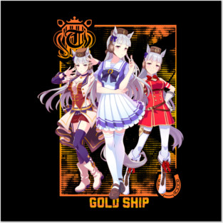 Gold Ship (Uma Musume) Posters and Art