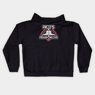 Rico's Roughnecks Logo Skull Knife Starship Troopers Kids Hoodie