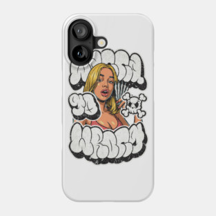 Wanna Go Wrong – Bad Girl Street Graffiti Phone Case