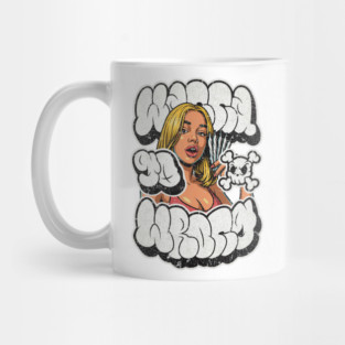 Wanna Go Wrong – Bad Girl Street Graffiti Mug