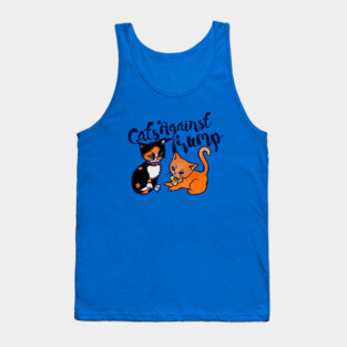 Cats against trump Tank Top