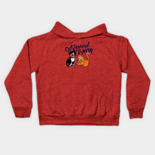 Cats against trump Kids Hoodie