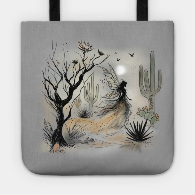 Desert Fairy Tote by H. R. Sinclair