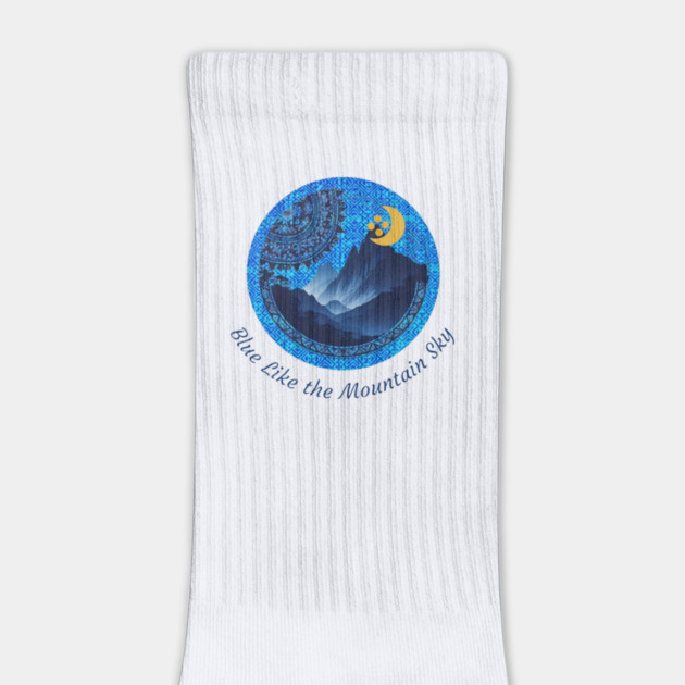 Blue Like the Mountain Sky by Pimcolle