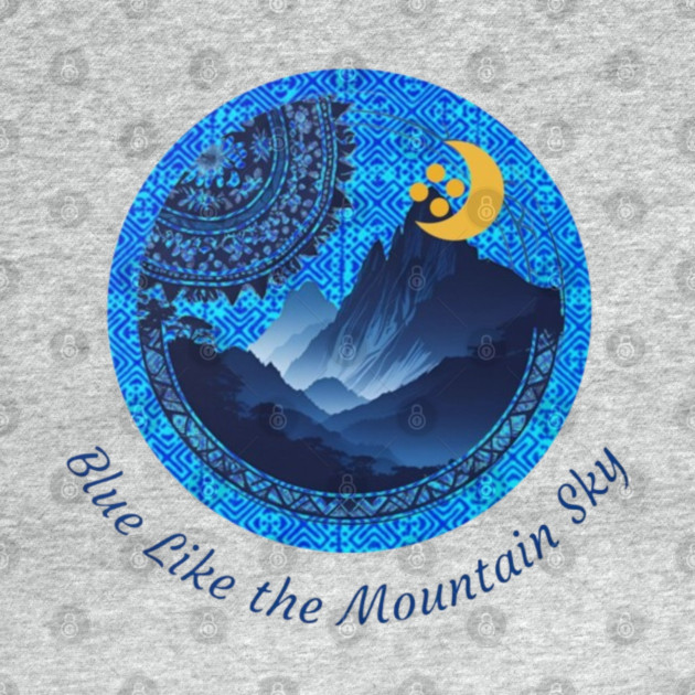 Blue Like the Mountain Sky by Pimcolle
