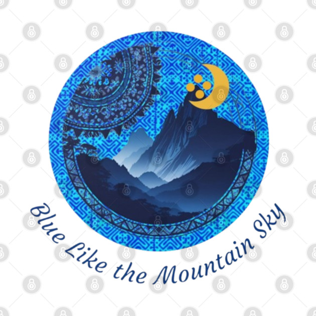 Blue Like the Mountain Sky by Pimcolle