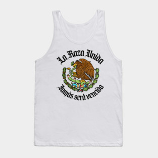 La Raza Unida Eagle Mexican Flag Tank Top