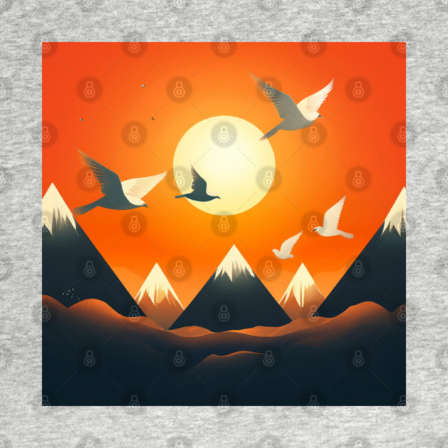 Twilight Flight – Hmong Mountains & Sky by Pimcolle