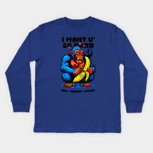 I WANT YOU SO HARD Kids Long Sleeve T-Shirt