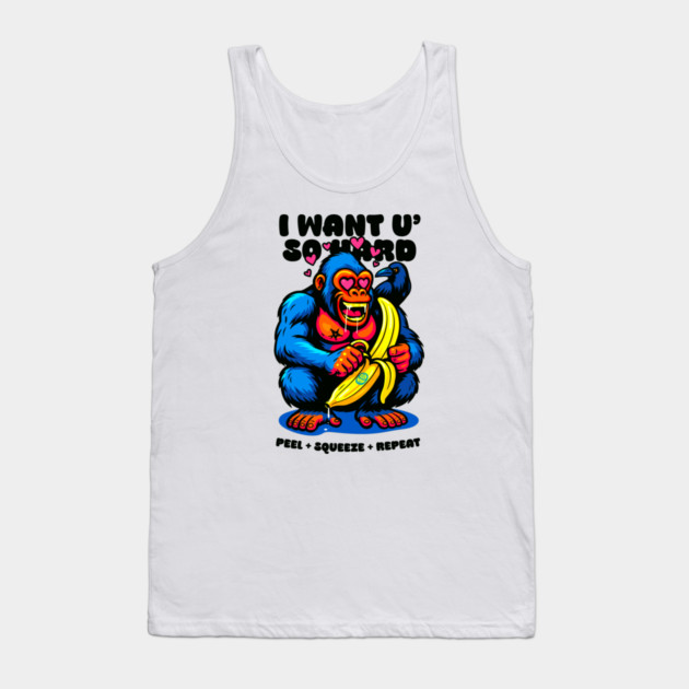 I WANT YOU SO HARD Tank Top by Fabrik