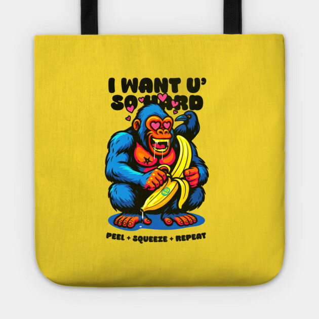 I WANT YOU SO HARD Tote by Fabrik