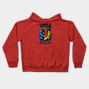 I WANT YOU SO HARD Kids Hoodie