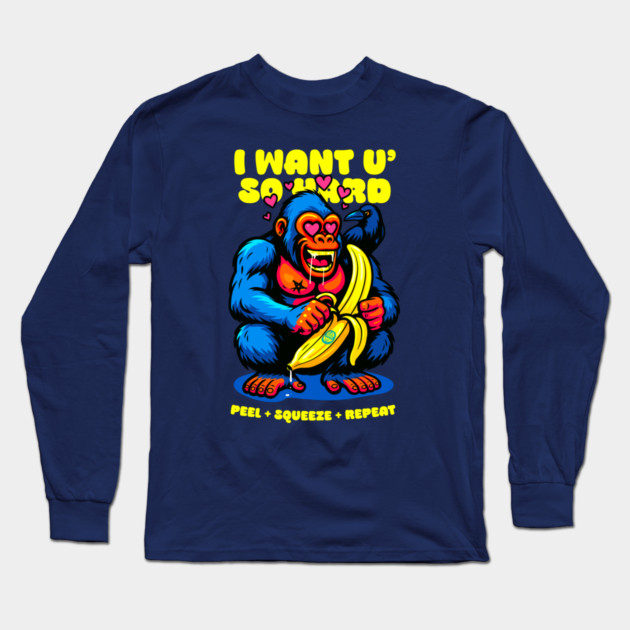 I WANT YOU SO HARD Long Sleeve T-Shirt by Fabrik