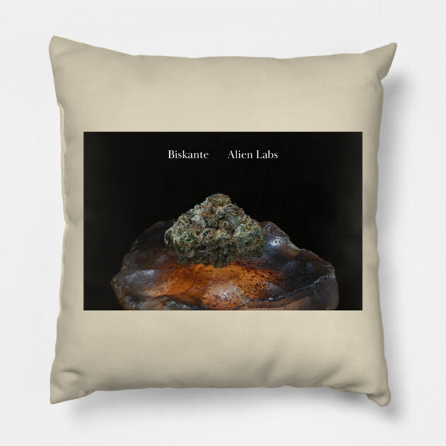 Biskante on Rock - Weed Design Pillow by MrGreenGenes420