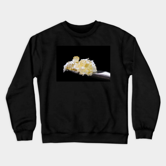 Fruit Ring Dab Macro - Weed Design Crewneck Sweatshirt by MrGreenGenes420