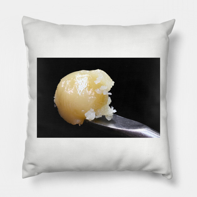 Piff Coast Sour D Dab Macro - Weed Design Pillow by MrGreenGenes420