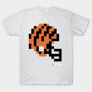Bengals Tecmo Bowl Helmet T-Shirt