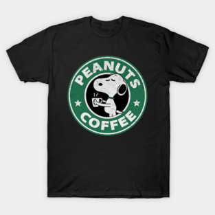 Snoopy Coffee Break Parody Emblem Vintage Shirt T-Shirt