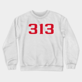 Detroit Hockey LYFE: The 313! Crewneck Sweatshirt