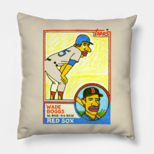 1983 Rookie Wade Boggs Red Sox Pillow