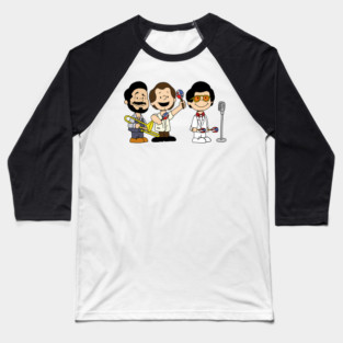 The hustlers of Salsa. Willie, Ruben & Hector. Baseball T-Shirt