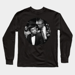 Malcom X and Muhammad Ali - Circle Long Sleeve T-Shirt