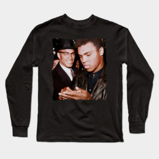 Blood Brothers – Muhammad Ali and Malcolm X Long Sleeve T-Shirt