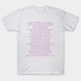 My Name is Yoshikage Kira T-Shirt