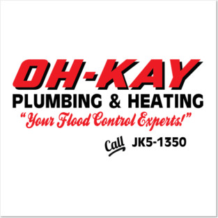 Oh Kay Plumbing & Heating Wet Bandits Home Alone Posters and Art