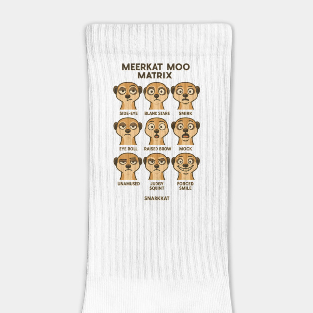 Meerkat Mood Matrix – 9 Faces of Snark by Eric's Store 6