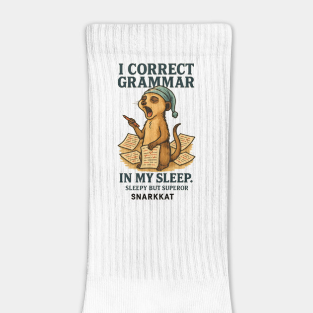 I Correct Grammar in My Sleep by Eric's Store 6