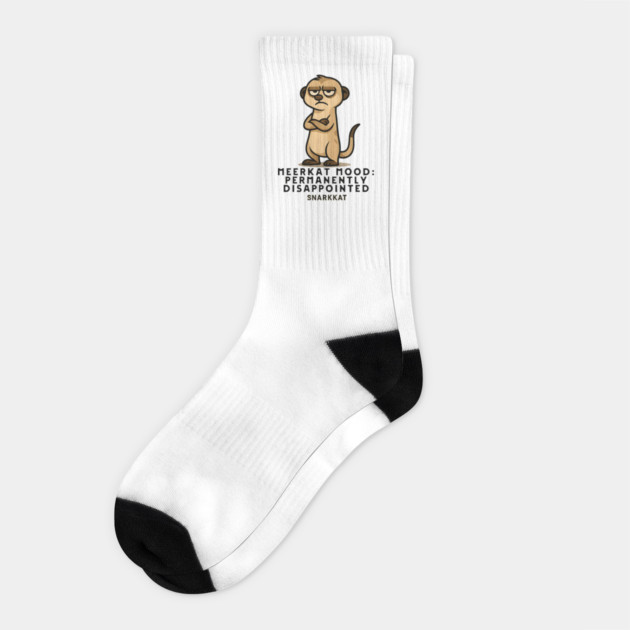 Meerkat Mood: Permanently Disappointed Socks by Eric's Store 6