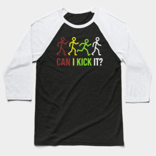 Can i Kick Retro Distressed Baseball T-Shirt
