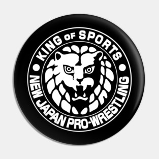 New Japan Pro King of Sports Pin